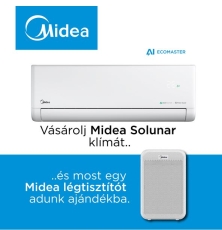 Midea Solunar LUN-09-SP oldalfali split klíma 2,6kW