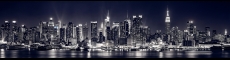 FISHER Cserélhető előlap Art sorozathoz, New York fekete-fehér