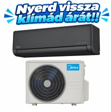 Midea SOL2-09-BL-SP Solstice oldalfali split (R32, 2,6 kW, fekete)